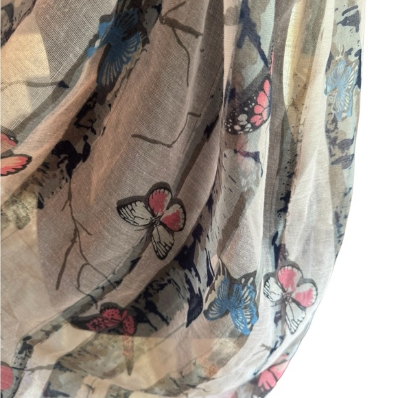 Eyefull Butterfly Scarf 26 X 74 - Picture 2 of 7